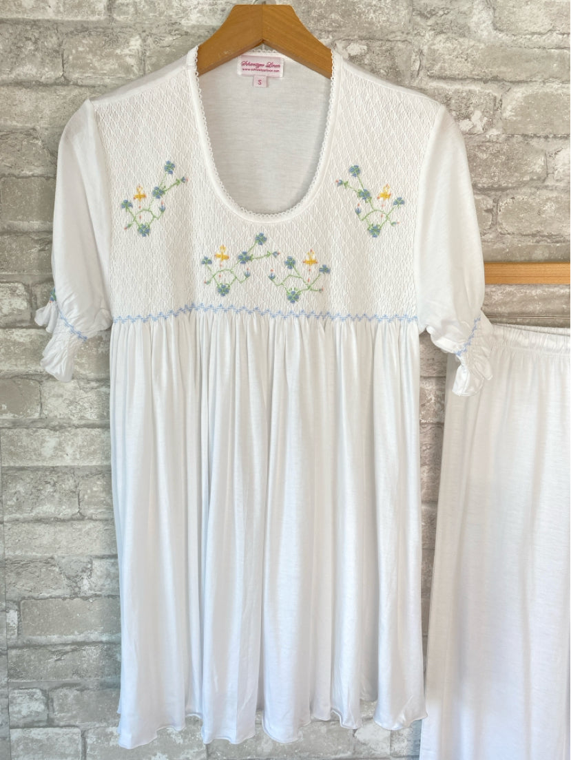 Schweitger Linen Size S White Pajamas
