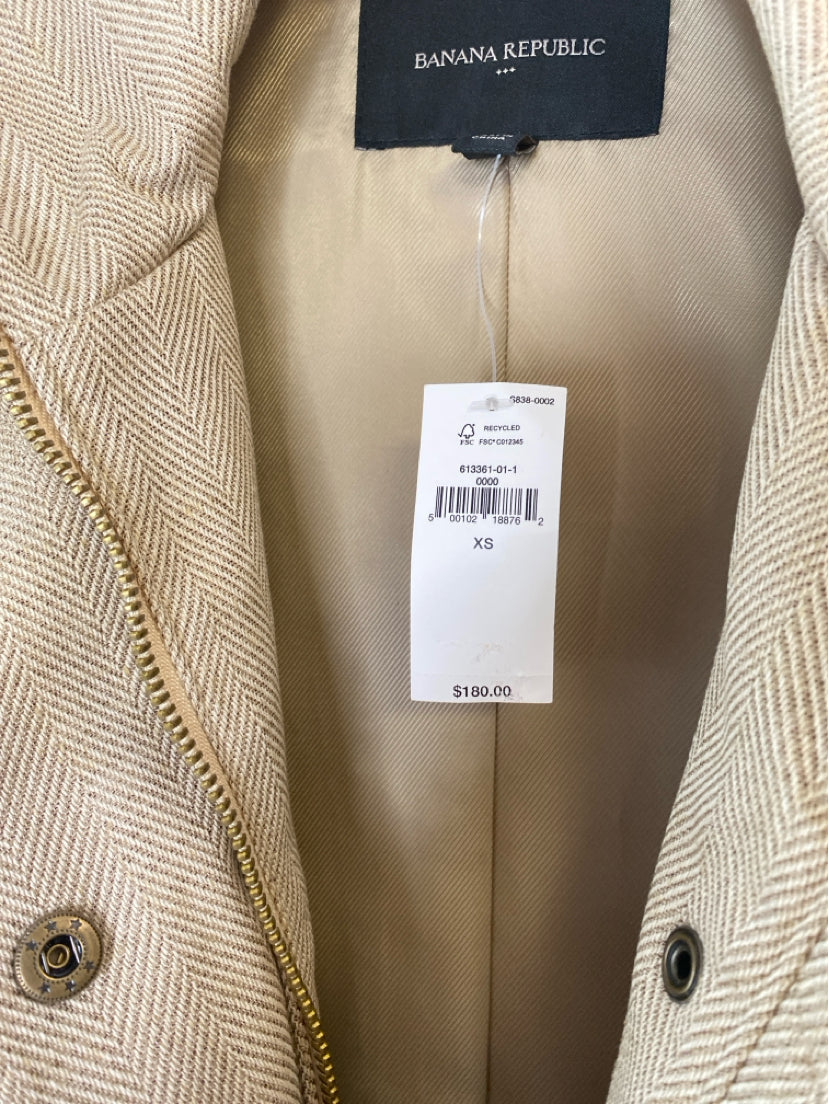 Banana Republic Size XS Flax Coat