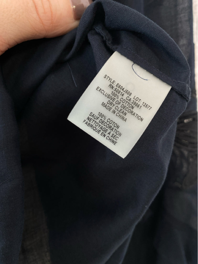 Elie Tahari Size XS navy/black Blouse