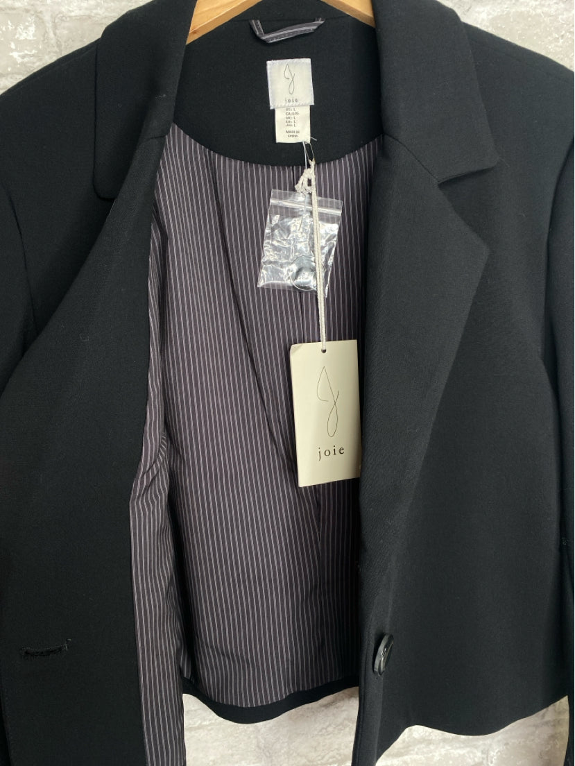 Joie Size L Black Blazer