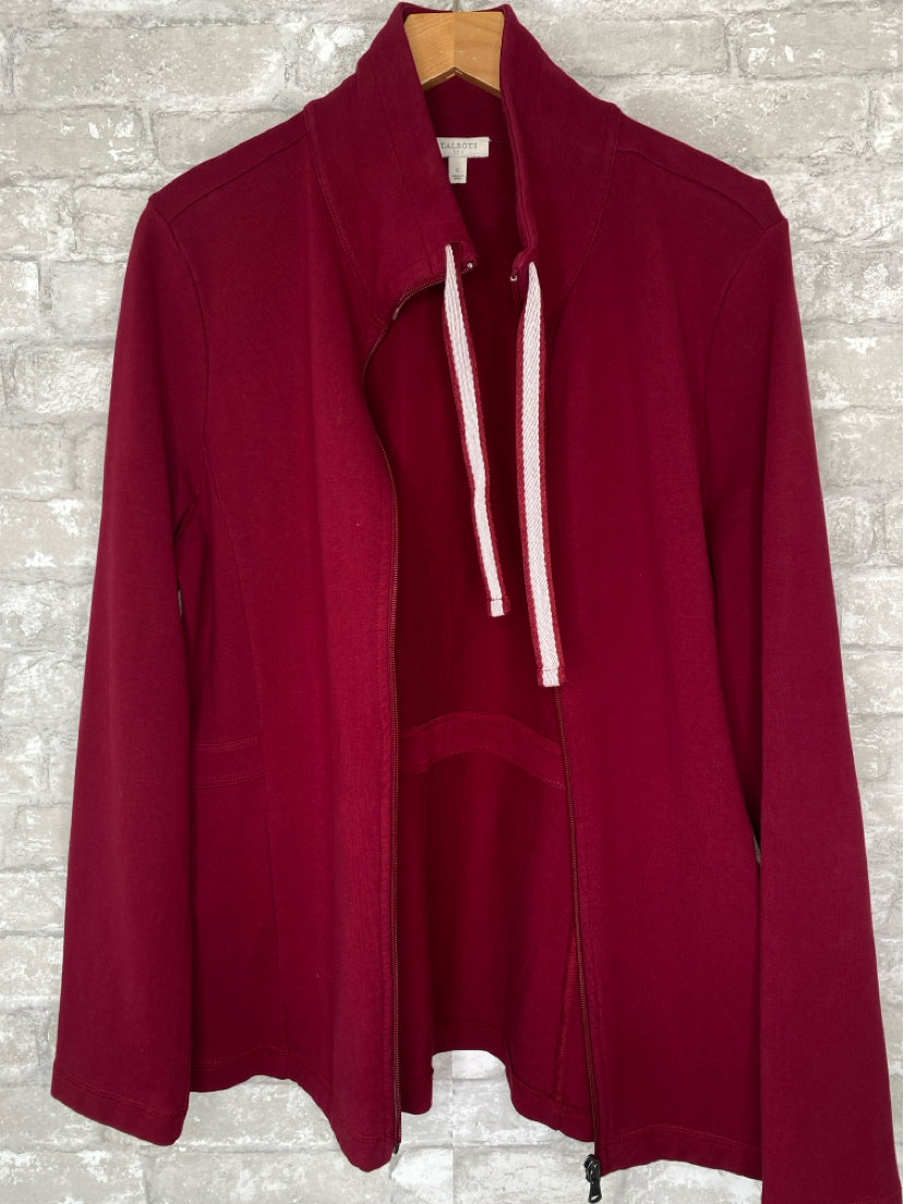 Talbots Size L Marroon Jacket
