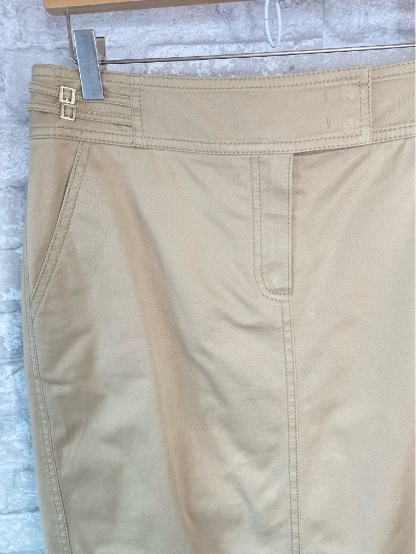 Escada Size M Tan Skirt