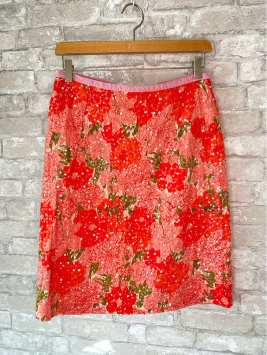 snak Size 2 Coral/Pink Skirt