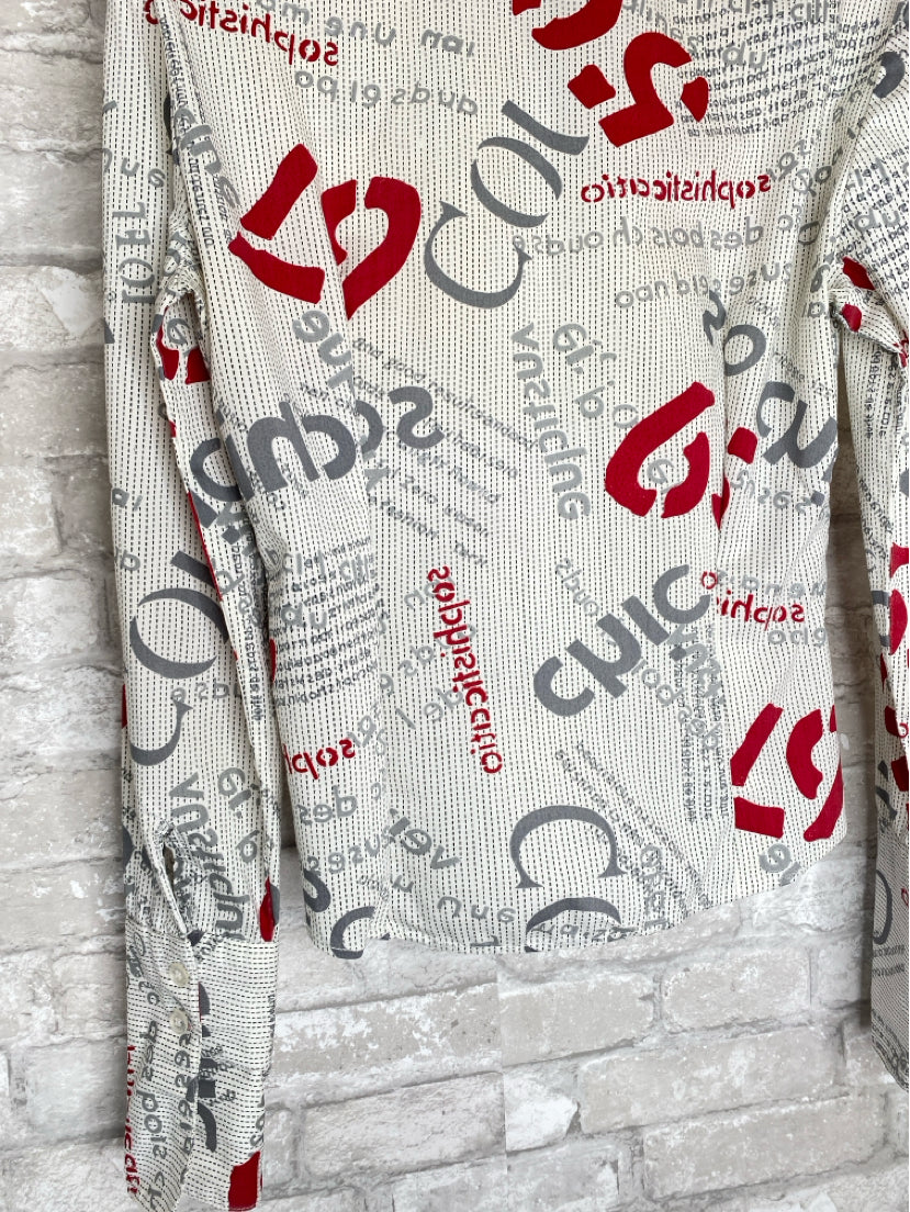 San francisco Size S White, Gray, Red Shirt