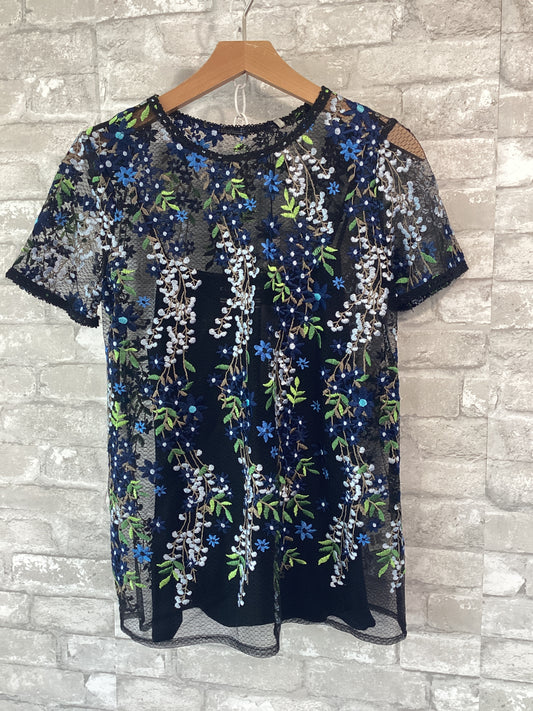 Elie Tahari Size XS Black Shirt