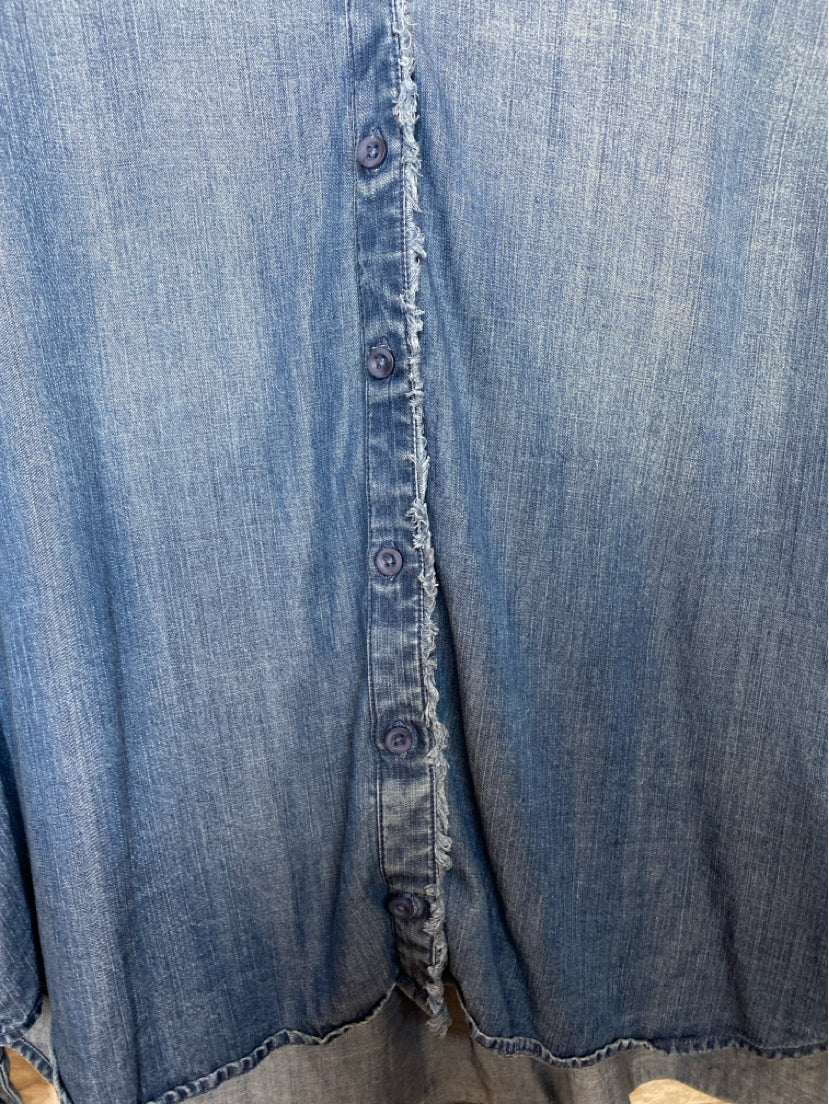 Side Stitch Size L Chambray Shirt