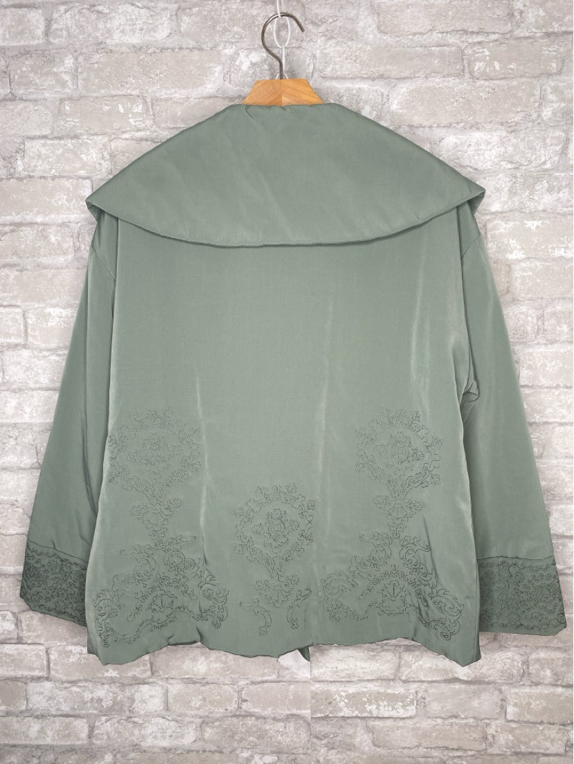 J Jill Size S/M Sage Green Jacket (Outdoor)