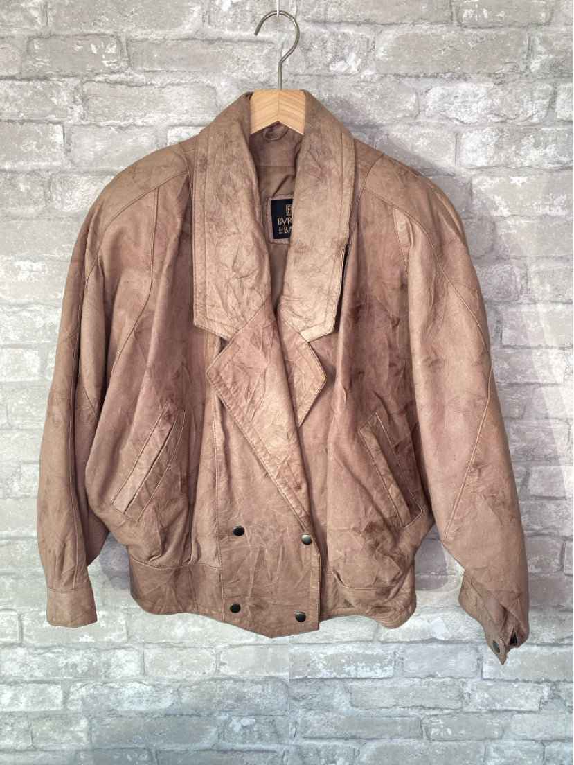 Byrnes & Baker Size S/M Mocha Leather