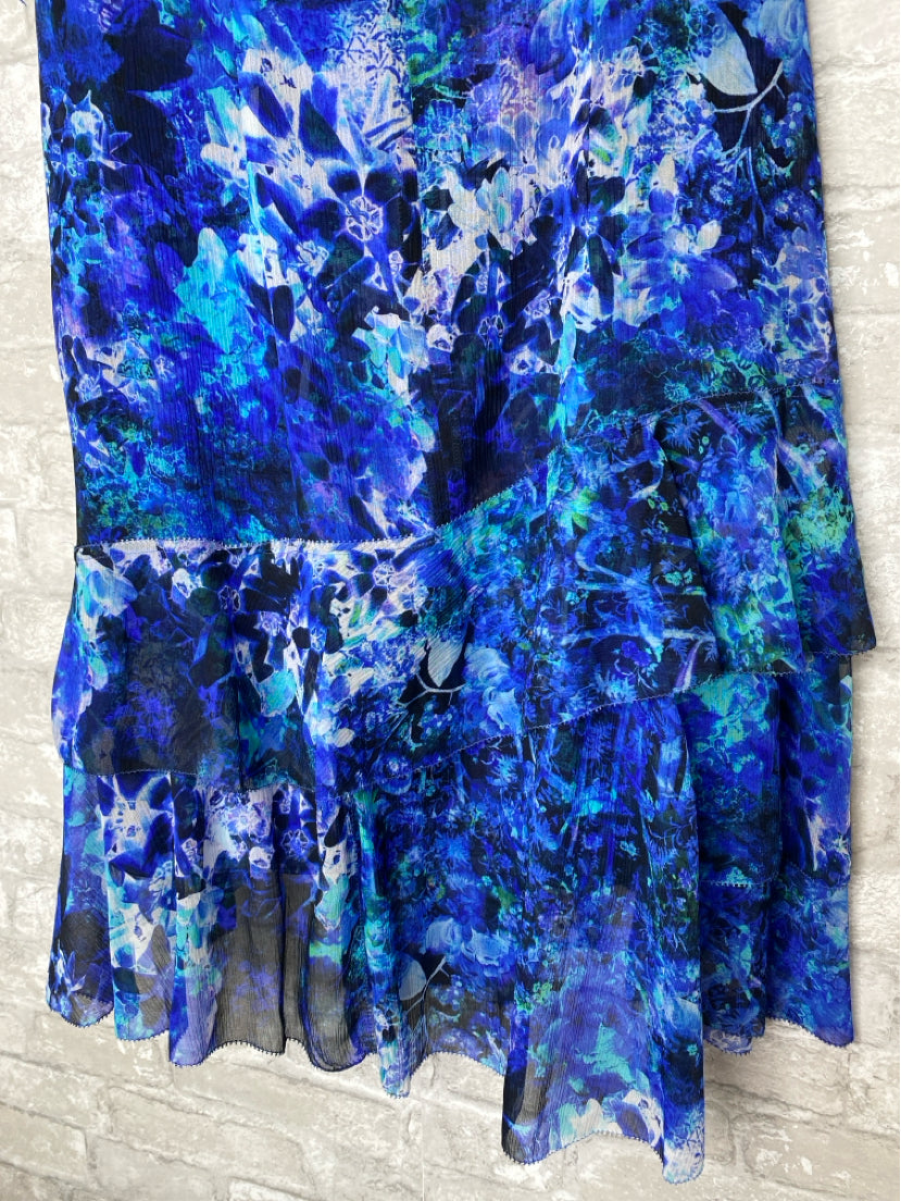 Elie Tahari Size 2 Blue, Green, Navy Dress