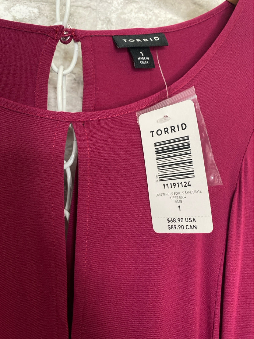 Torrid Size 1X/1 Wine Dress