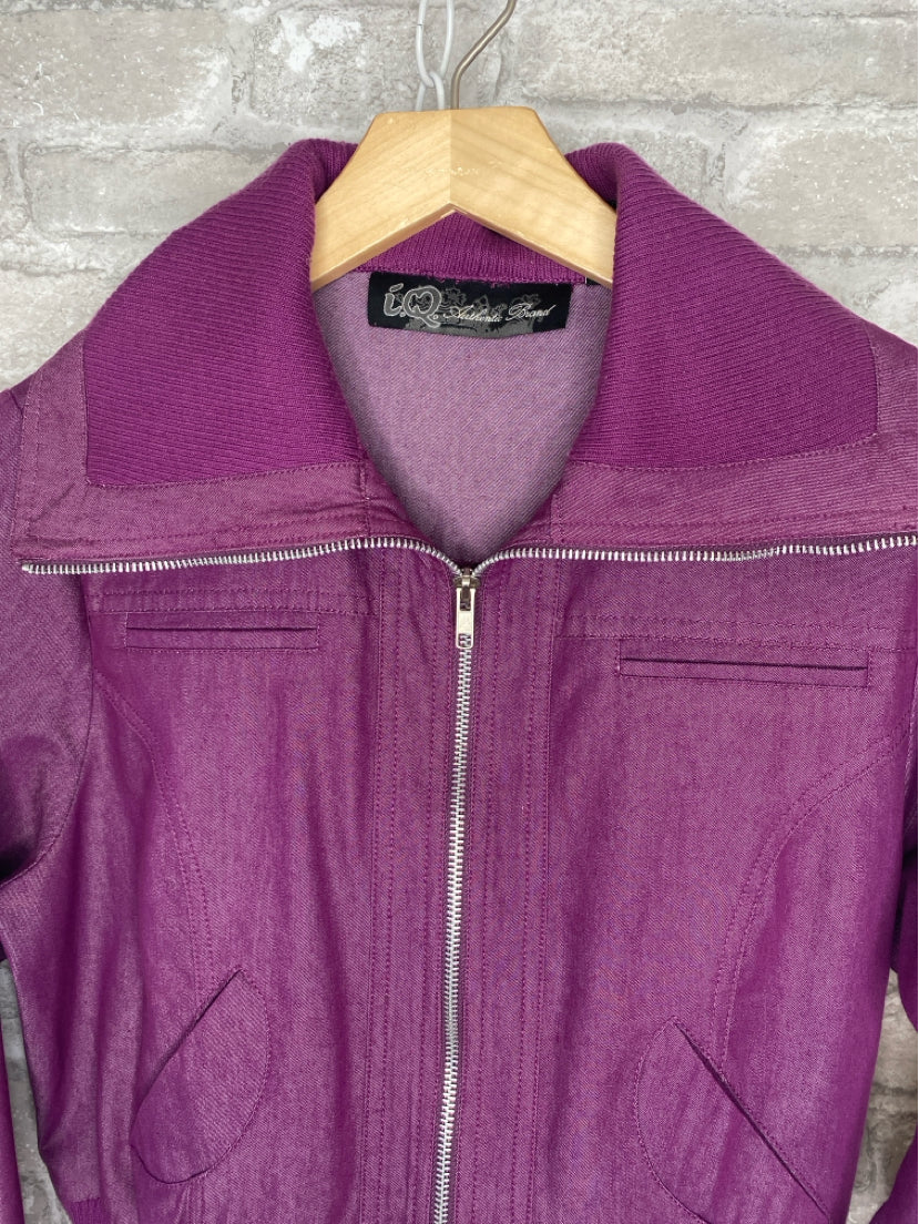 I.Q. Authentic Size S/M Purple Jacket
