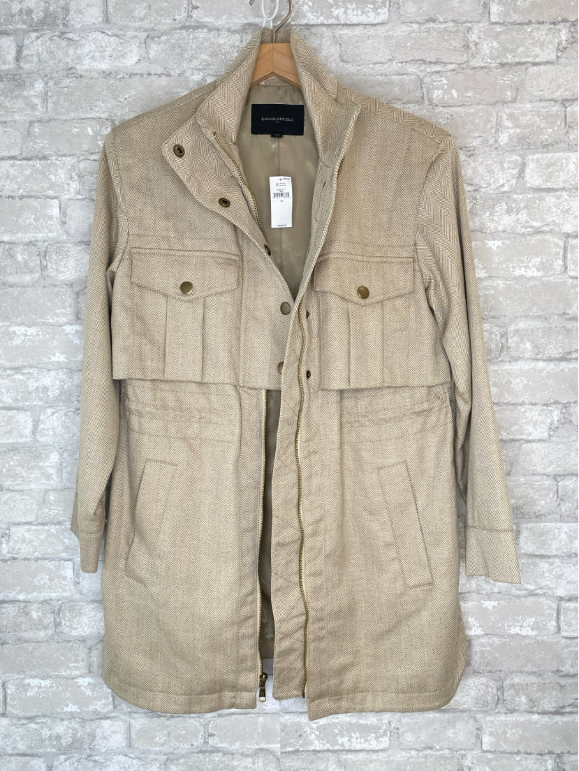 Banana Republic Size XS Flax Coat