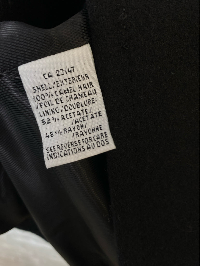 Talbots Size S/4 Black Coat