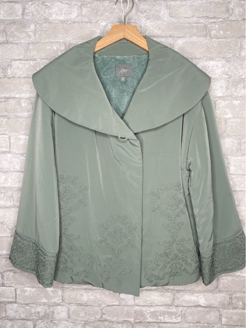 J Jill Size S/M Sage Green Jacket (Outdoor)