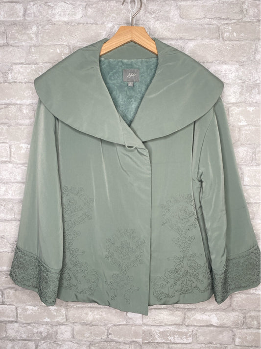J Jill Size S/M Sage Green Jacket (Outdoor)