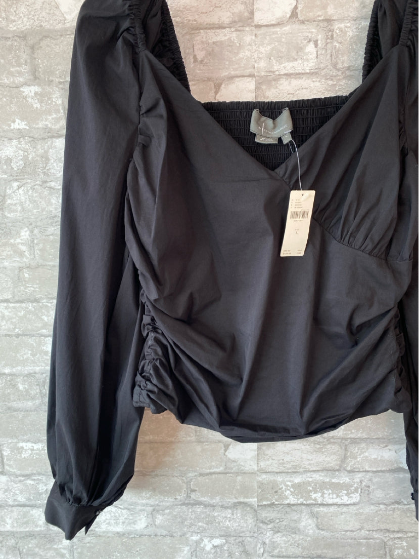 Anthropologie Size L Black Misc. Tops