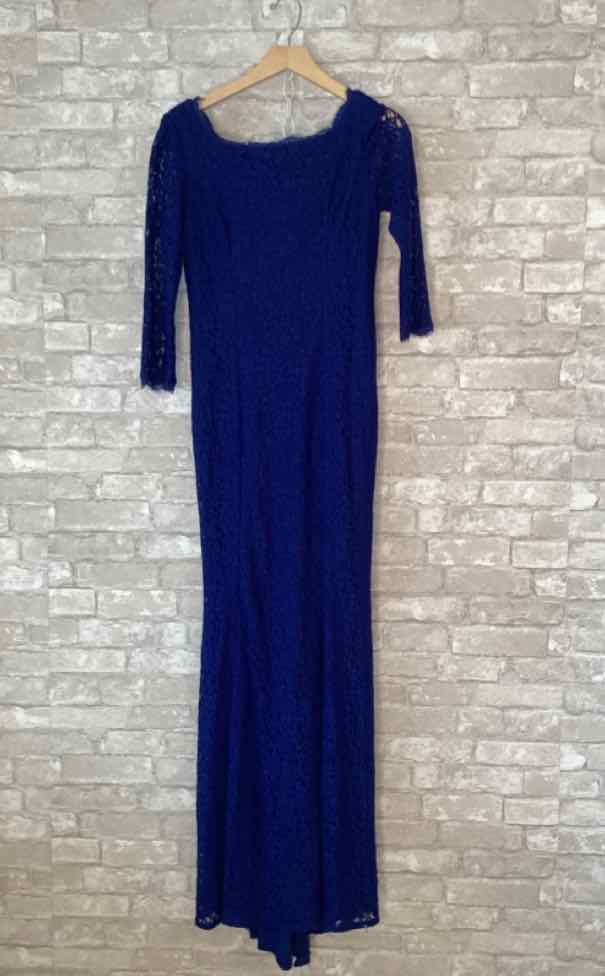 adrianna papell cobalt blue dress Amazon.com: Adrianna Papell Women's Satin Crepe High-Low Dress Violet Cobalt 2 : Clothing, Shoes & Jewelry