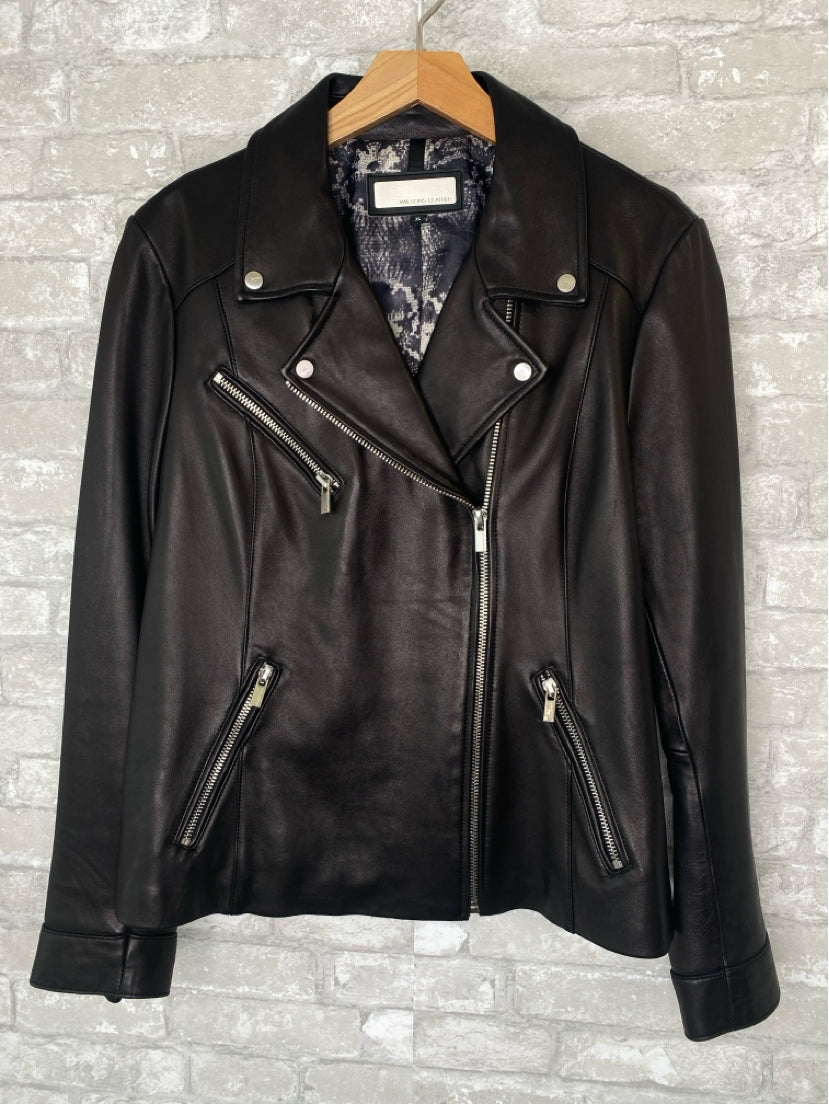 Wilsons Leather Size XL Black Leather