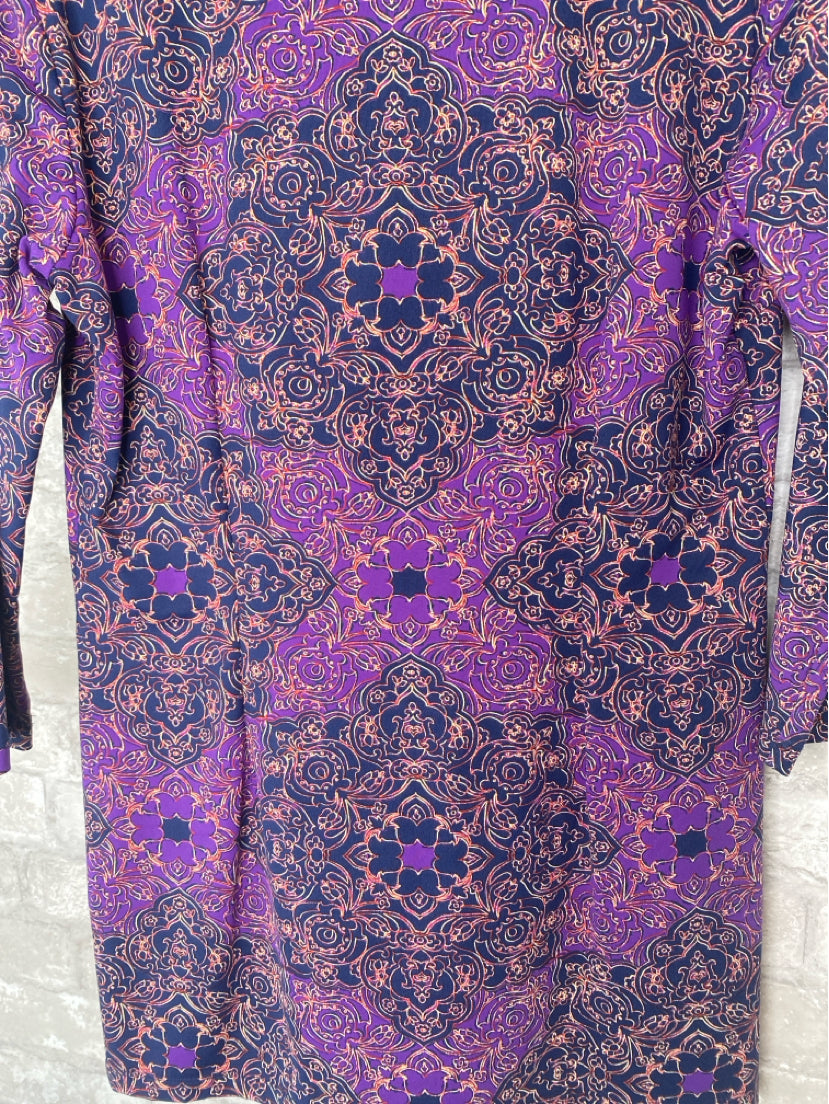 J McLaughlin Size S purple/navy Tunic