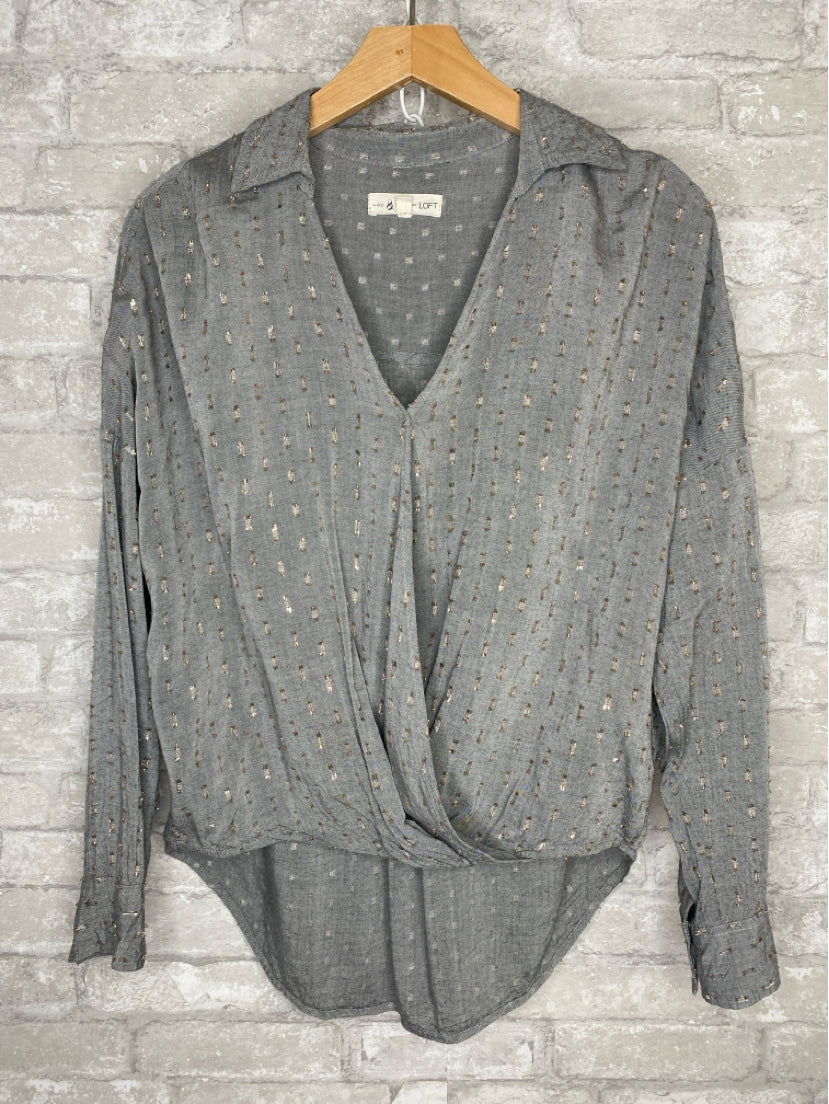 Lou & Grey Size XS Grey/gold Shirt