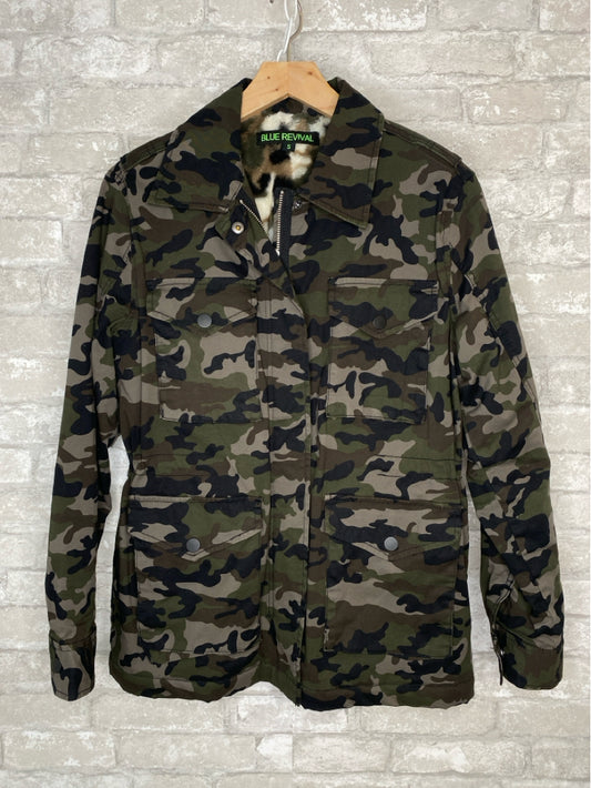 Blue Revival Size S Olive/Black/Taupe Coat