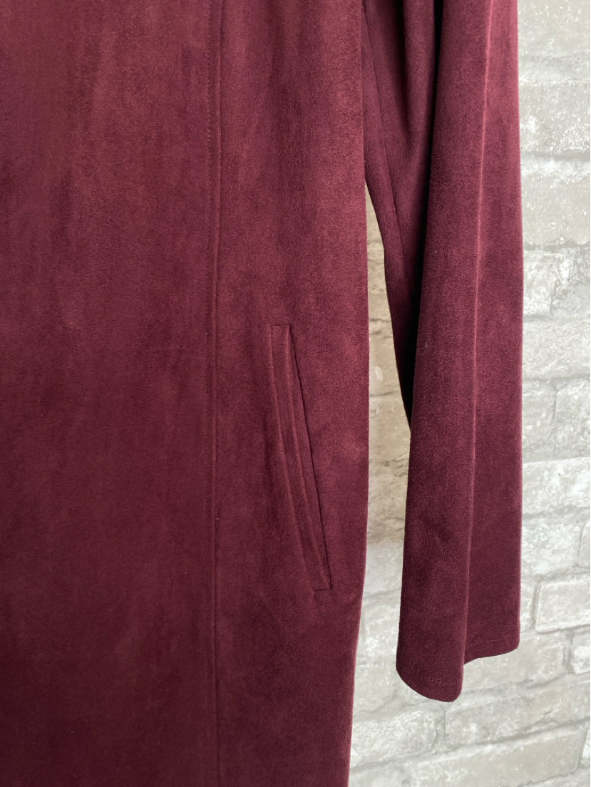Chico's Size 12/14 Burgandy Jacket