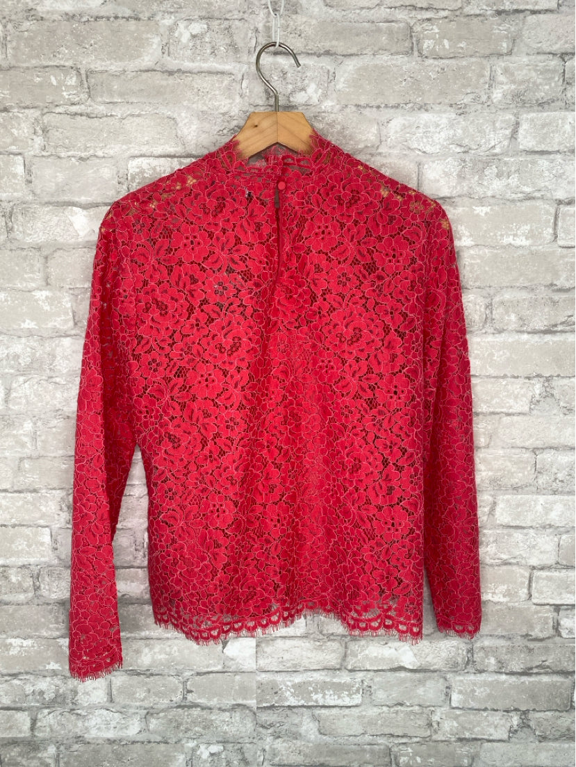 J Crew Size S bright pink Shirt