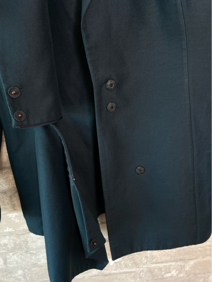 Bergdorf Goodman Size M/8 marine blue Blazer
