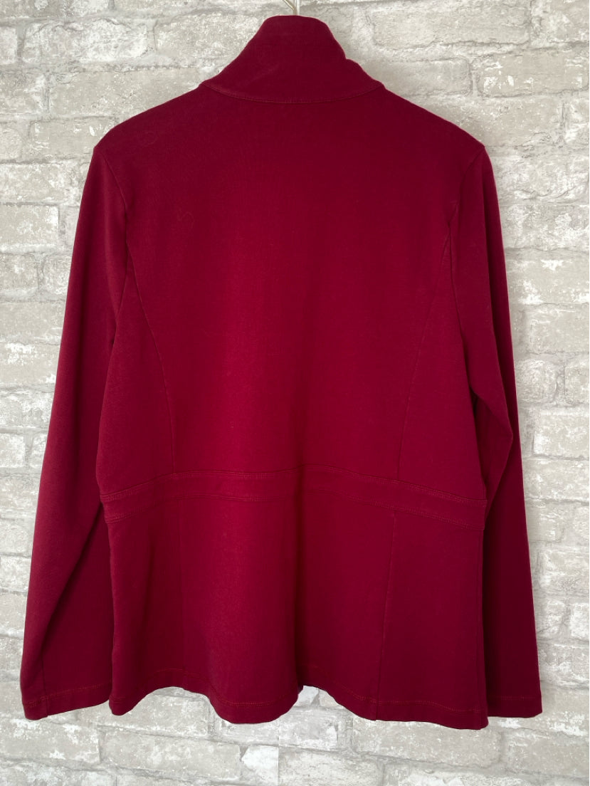 Talbots Size L Marroon Jacket