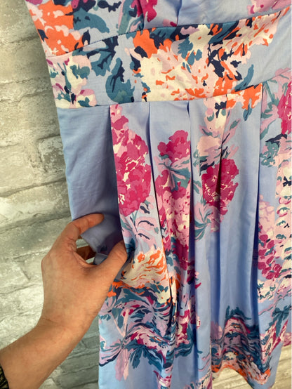 Joules Size 2 Blue/Pink/Multi Dress