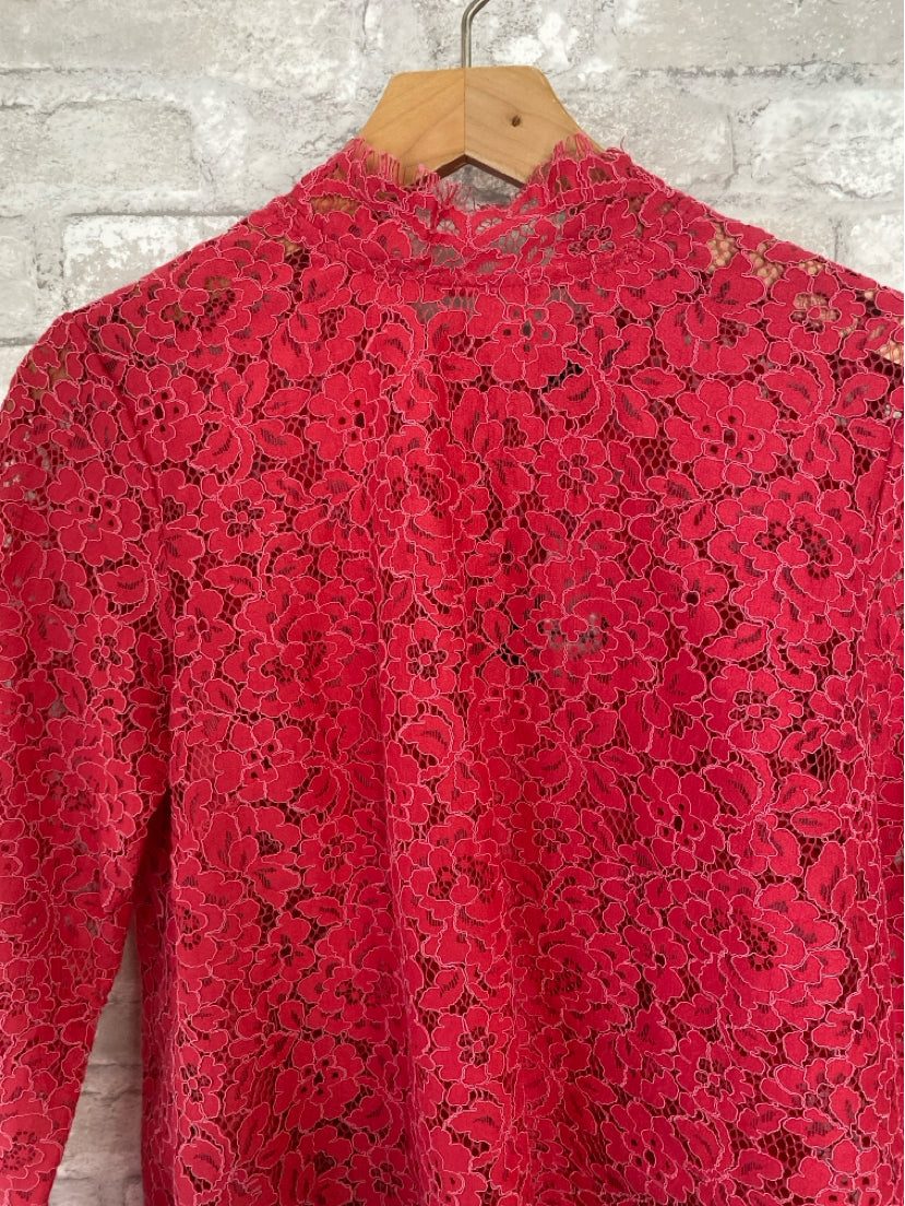 J Crew Size S bright pink Shirt