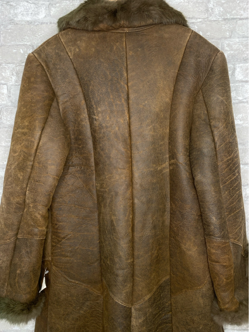 Knoles & Carter Size XL Brown Coat
