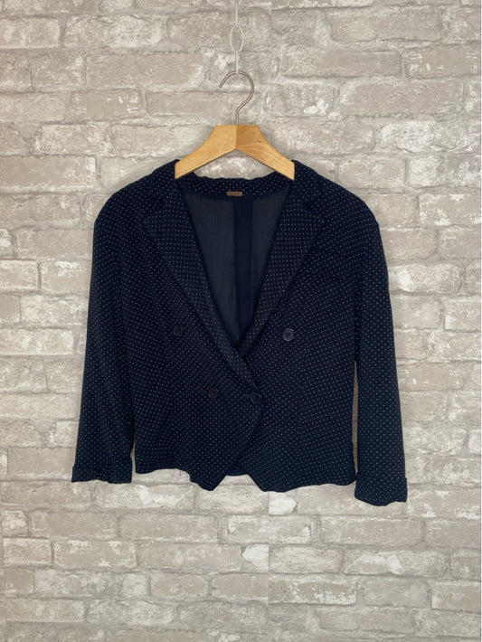 Free People Size XS Navy/white Blazer