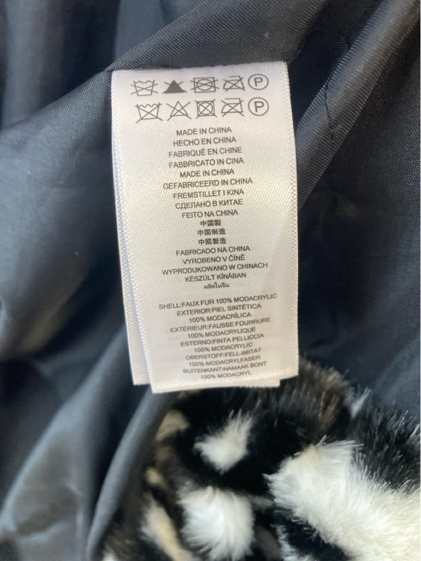 Michael Kors Size XL white/black Coat