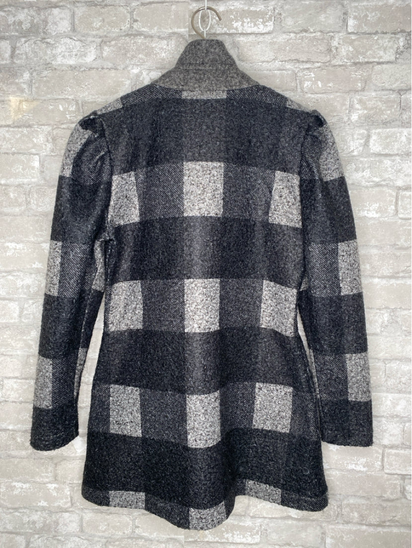 Andria Lieu Size M Black/Grey Coat