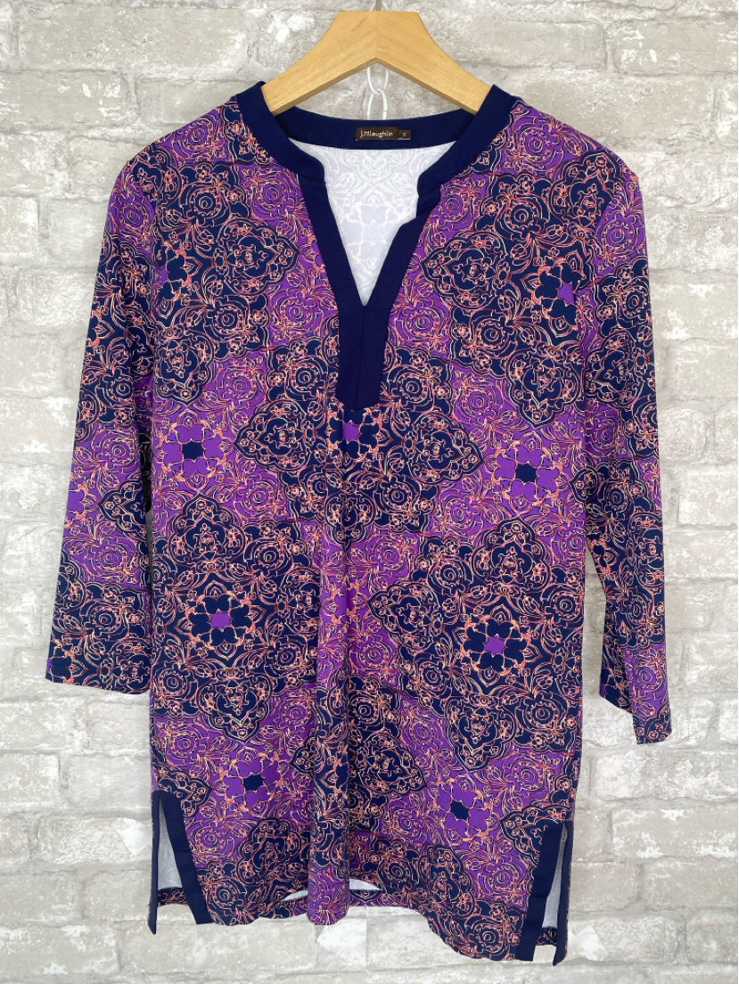 J McLaughlin Size S purple/navy Tunic