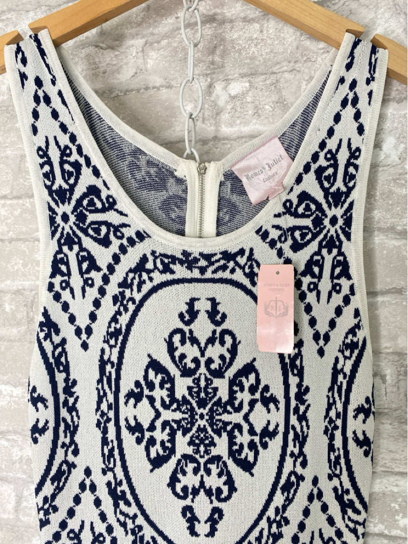 Romeo & Juliet Size S White/navy Dress