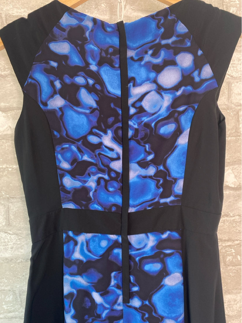 Cynthia Steffe Size XS/2 Blue/Black Dress