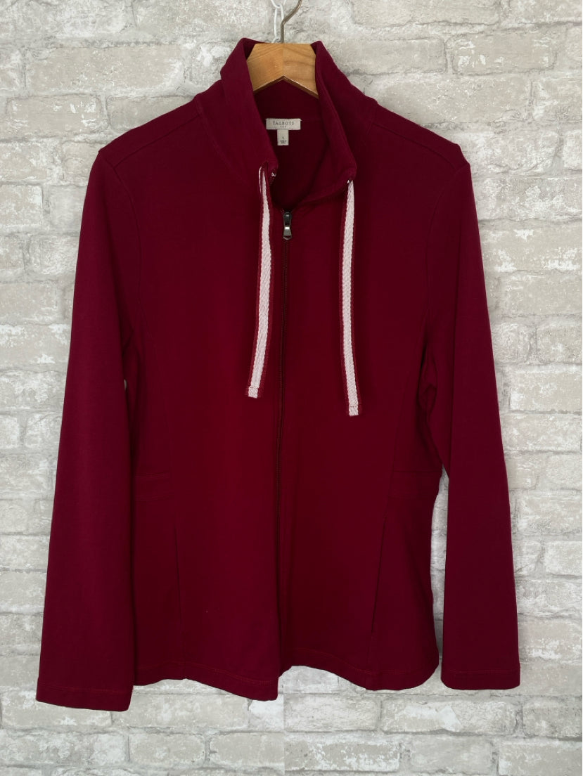 Talbots Size L Marroon Jacket