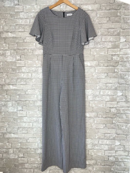 Calvin Klein Size M/10 Black/white Jumpsuit
