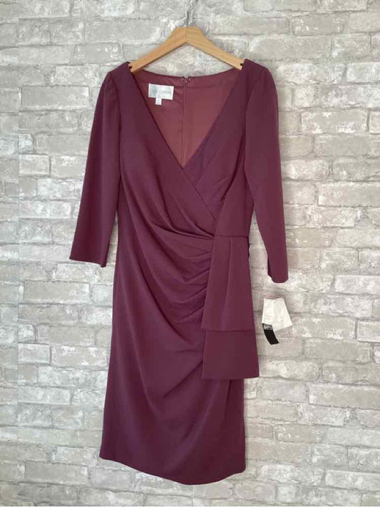 Oleg Cassini Size M/10 Purple Mauve Dress