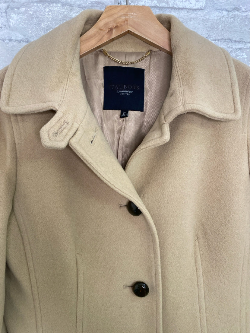 Talbots Size M/8P Tan Coat