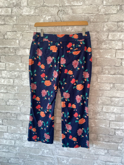 Chicos Size 2 Navy/Multi Pants