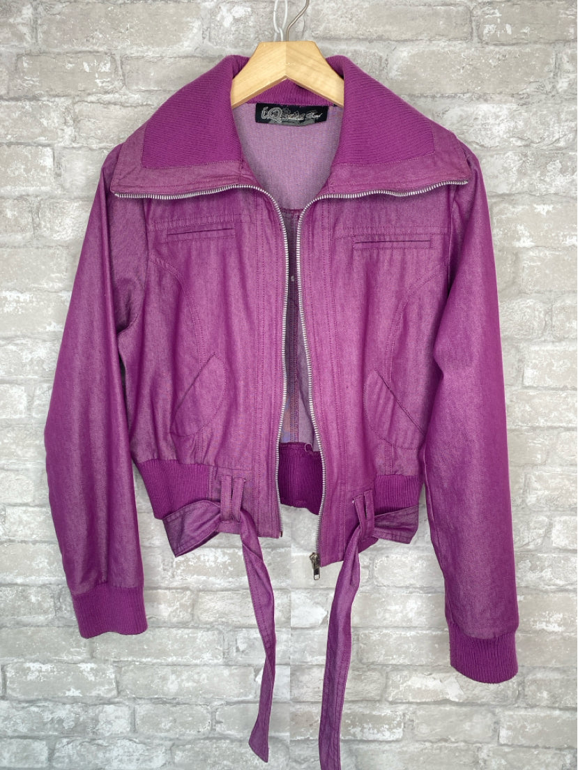 I.Q. Authentic Size S/M Purple Jacket