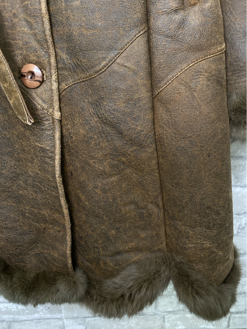 Knoles & Carter Size XL Brown Coat