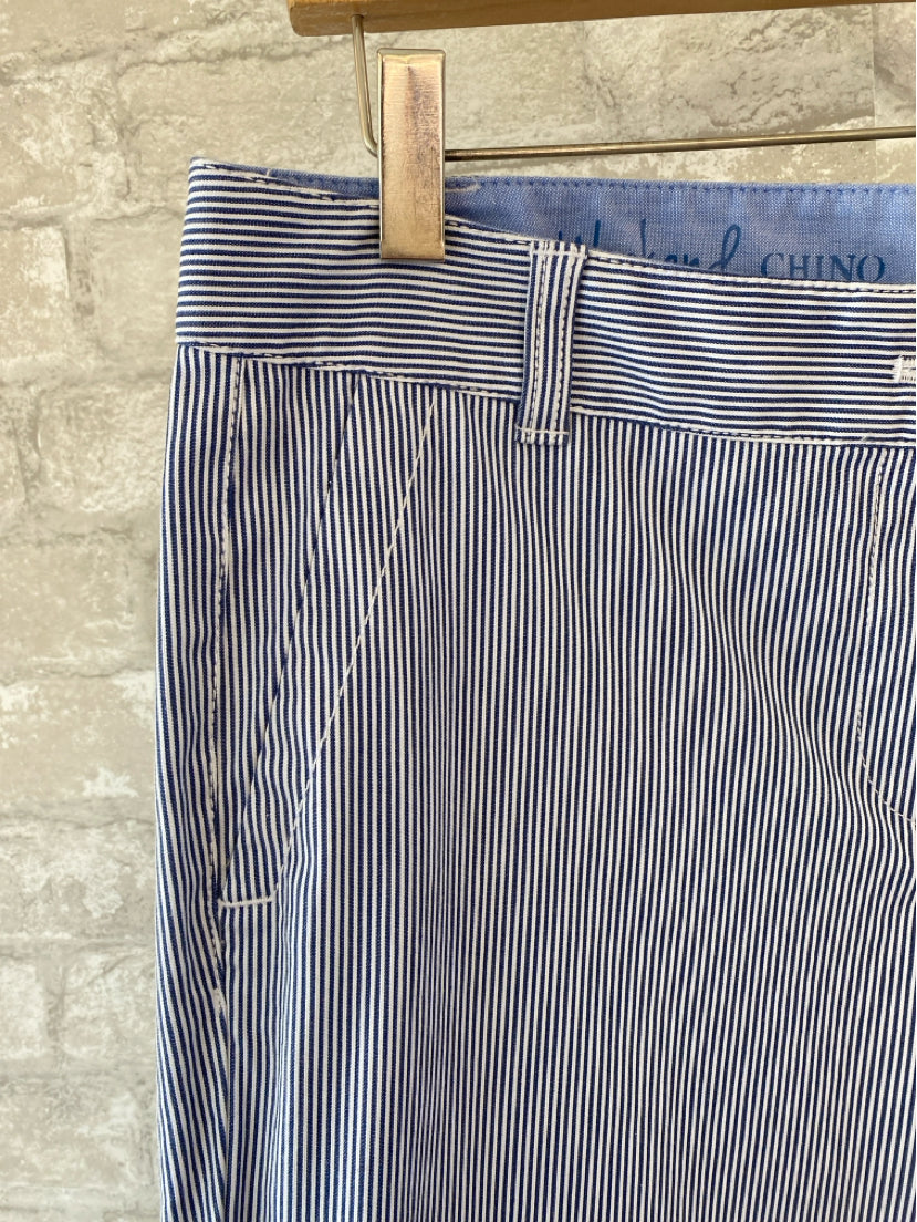 Talbots Size 10P Blue/White Pants