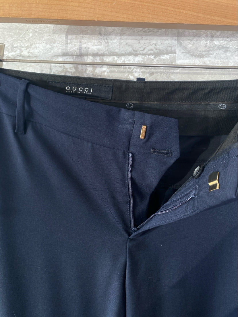 Gucci Size S/6 Navy Pants