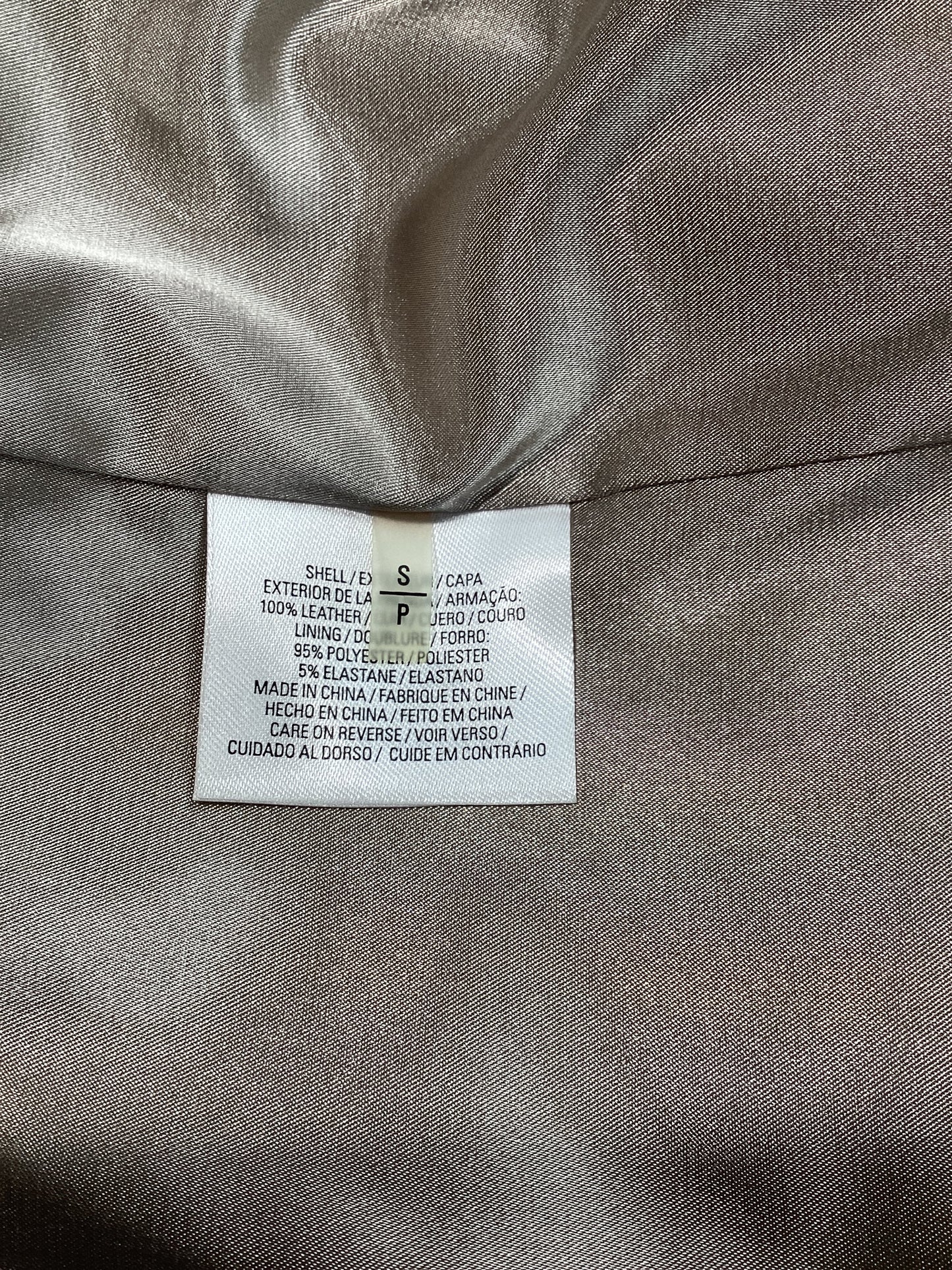 Elie Tahari Size S Beige/khaki Leather