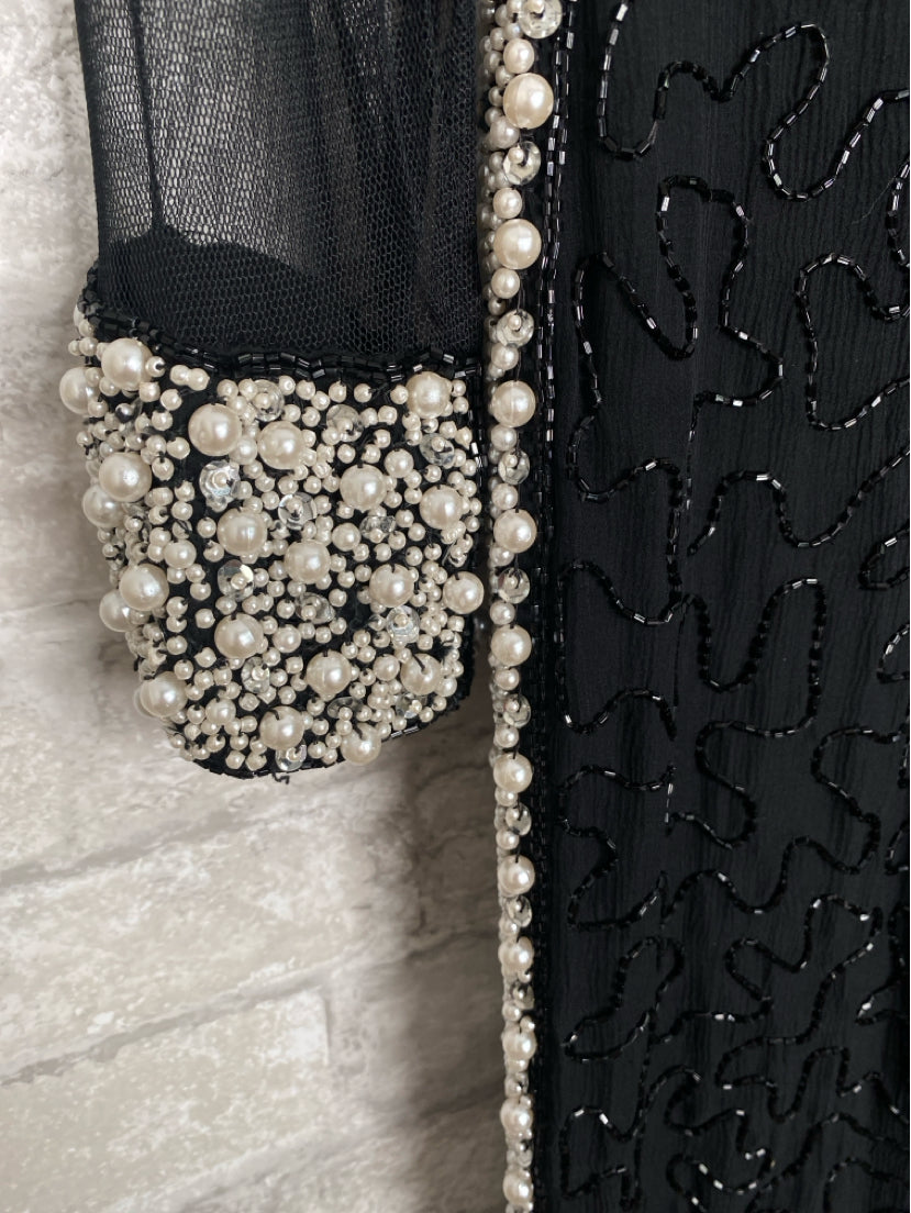 judith ann Size M Black/Pearl Dress