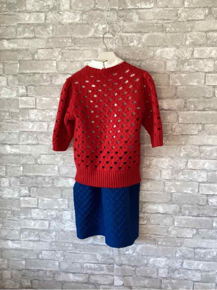 Red Valentino Size XS Red/Blue Dress